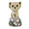 Roman 7.5 Inch Dog On Stone Figurine Summer Figurine , Summer Decor Puppy Spring Summer Flowers